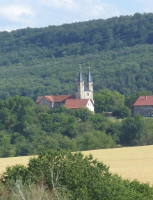 Blick von der Horst zur Basilika