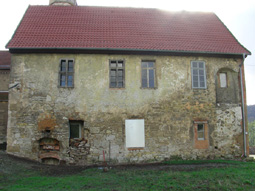 Rückseite des Hauses