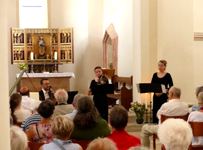 beim Konzert im Jahre 2022